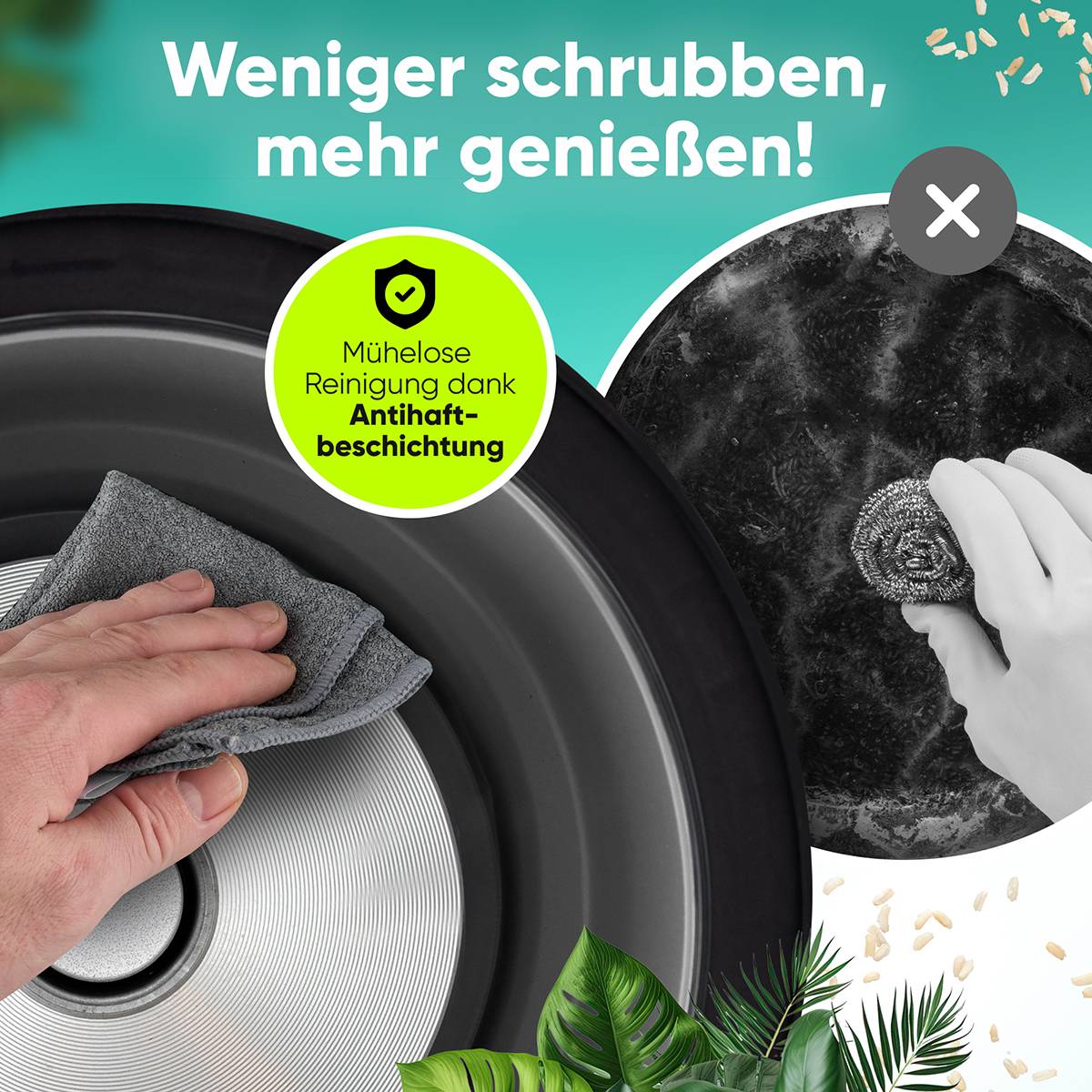 Clatronic ProfiCook PC-RK 1285, Schwarz, Silber, 0,16 l-4