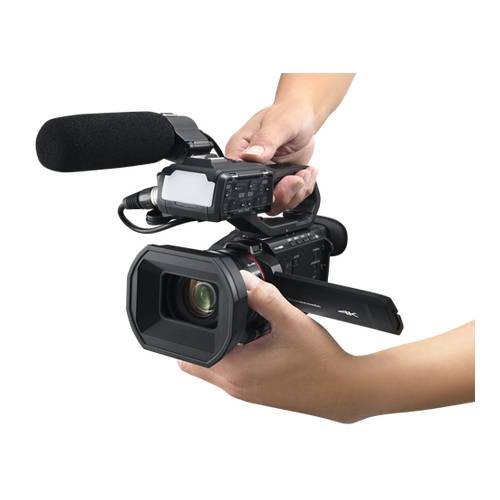 PANASONIC AG-CX20 - 4K 10-Bit 60p Camcorder (3,5“ Touchscreen | OLED-Viewfinder | 25mm Weitwinkel | NDI HX2 | WiFi)-2