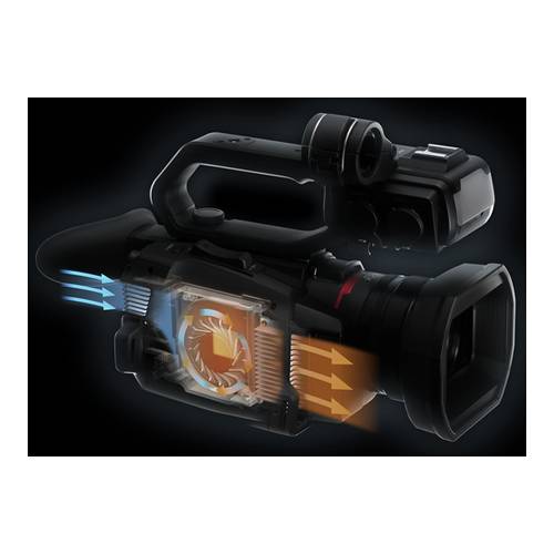 PANASONIC AG-CX20 - 4K 10-Bit 60p Camcorder (3,5“ Touchscreen | OLED-Viewfinder | 25mm Weitwinkel | NDI HX2 | WiFi)-3