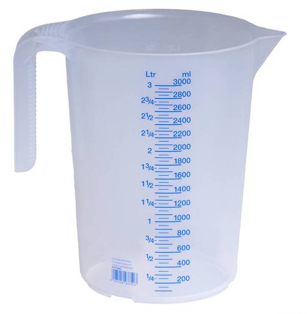 Messbecher Polypropylen 881363 Inhalt 3 l