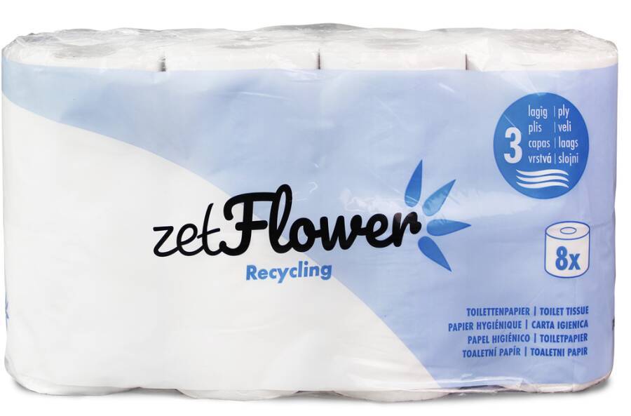 Toilettenpapier 89819 Farbe hochweiß Ausführung 3-lagig Blattanzahl 250 Stk-0