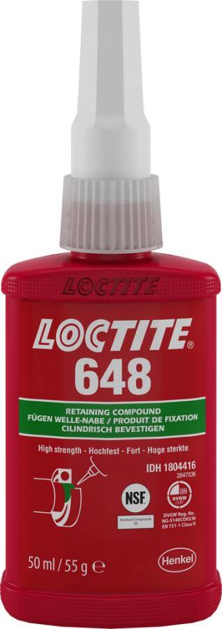 Universelles Fügeprodukt Loctite 648 1804416 Gebindeart Flasche Inhalt 50 ml-0