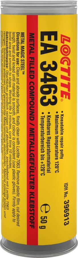Metal Magic SteelTM Stick Knet Epoxy Loctite 3463 396913 Gebindeart Kartusche Inhalt 50 g-0