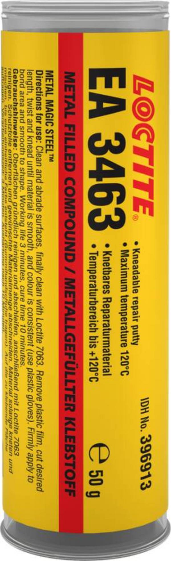 Metal Magic SteelTM Stick Knet Epoxy Loctite 3463 396913 Gebindeart Kartusche Inhalt 50 g