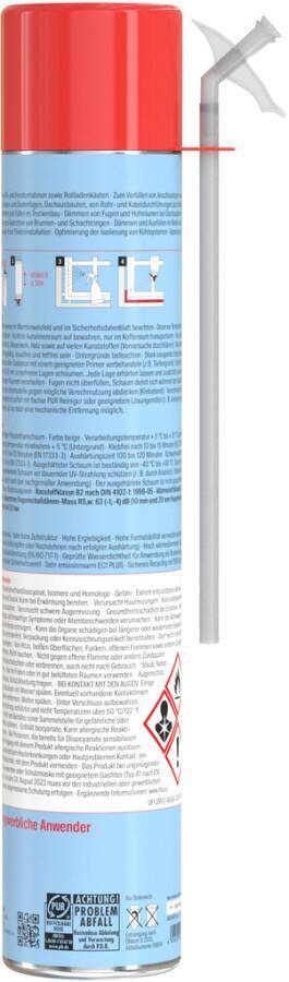 Montageschaum PU S 1 040301 Farbe beige Inhalt 750 ml-2