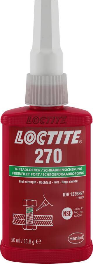 Schraubensicherung hochfest Loctite 270 1335897 Gebindeart Flasche Inhalt 50 ml-0