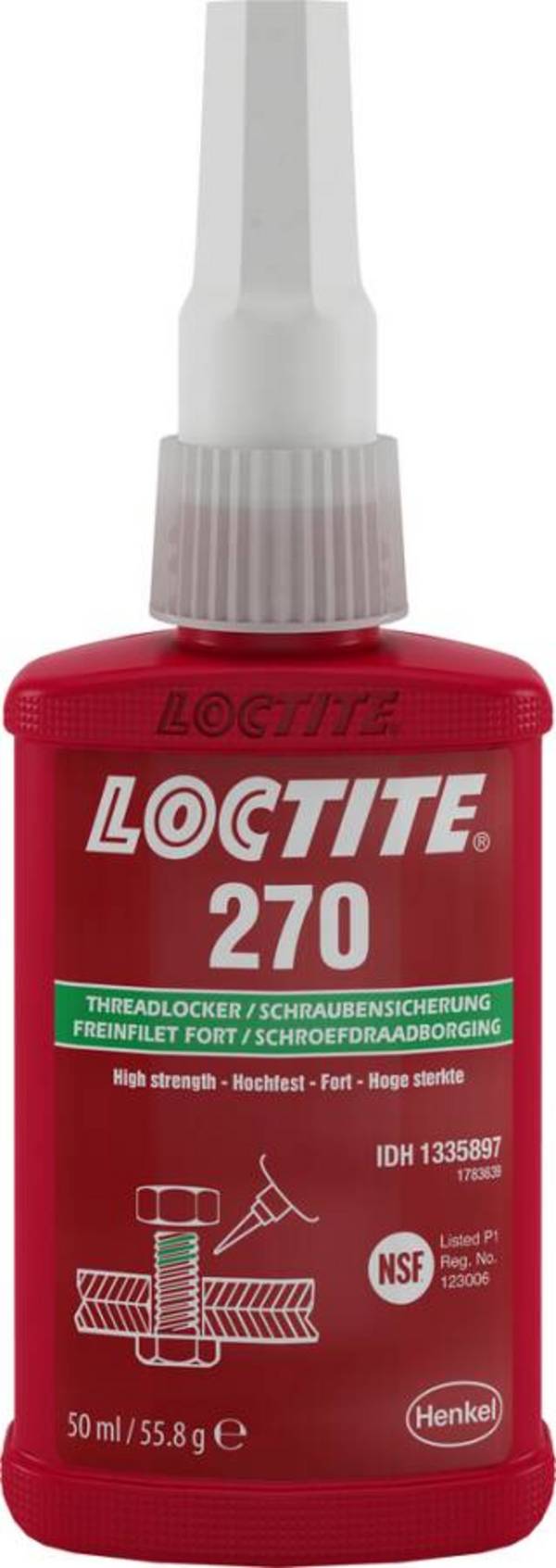 Schraubensicherung hochfest Loctite 270 1335897 Gebindeart Flasche Inhalt 50 ml