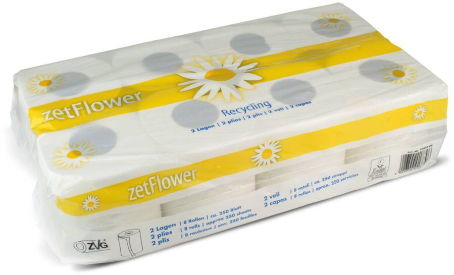 Toilettenpapier 89819 Farbe hochweiß Ausführung 3-lagig Blattanzahl 250 Stk-1