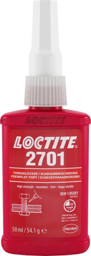 Schraubensicherung hochfest Loctite 2701 135281 Gebindeart Flasche Inhalt 50 ml-0