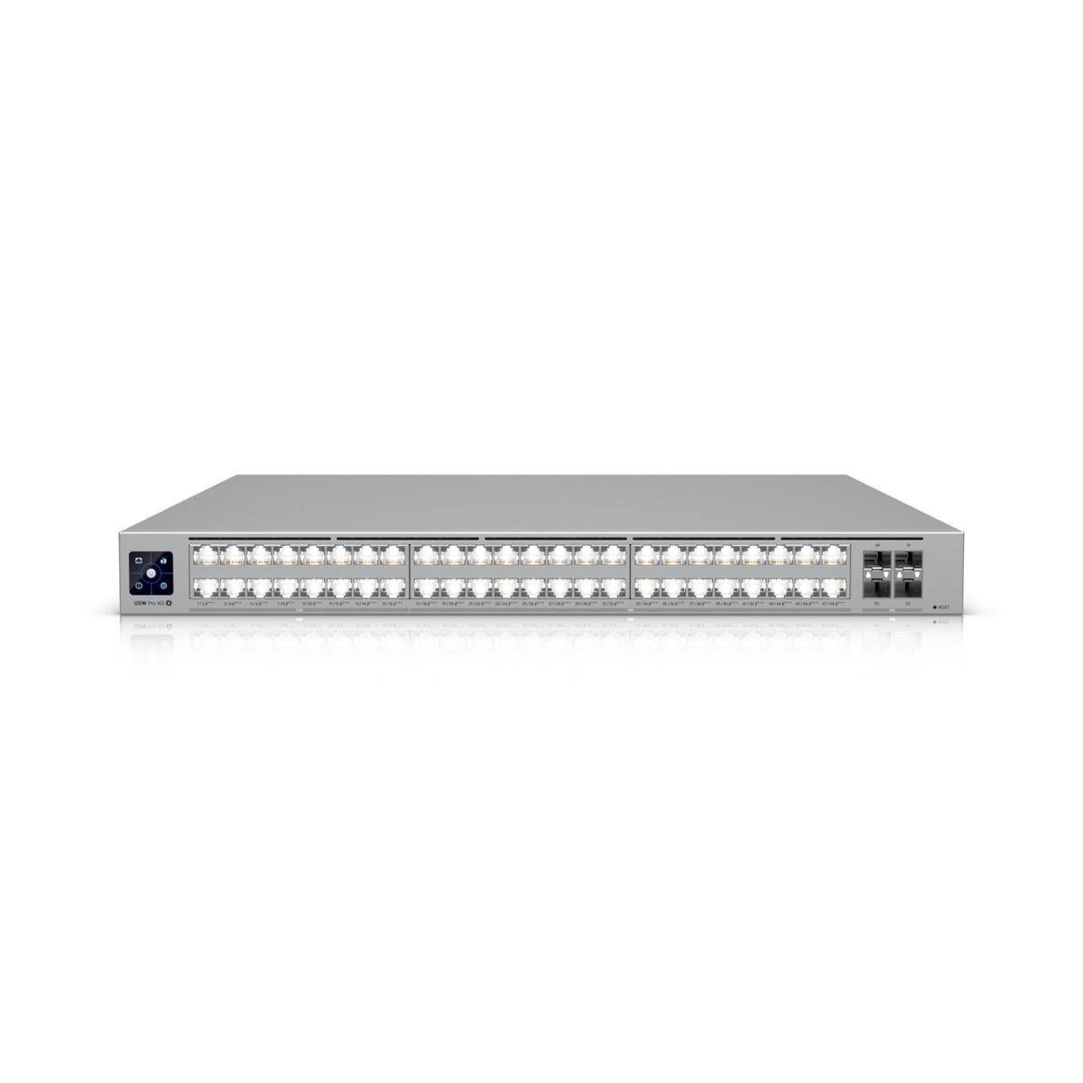 Ubiquiti Switch full managed Layer3 52 Port 16x 2.5 GbE 32x 10 PoE Budget 1080W Professioneller 48-Port Layer 3-0