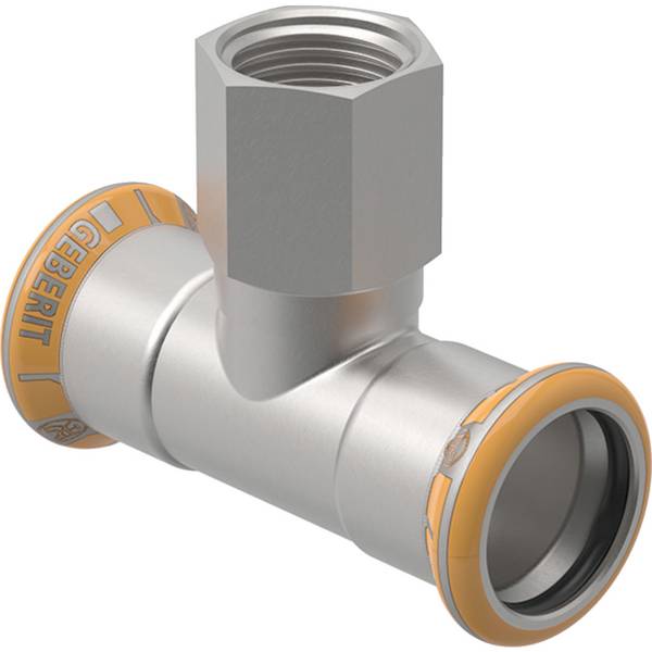 Geberit GE Mapress Therm, T-Stk., d35, Rp1/2, 35mm, NPW, 1 Stk.