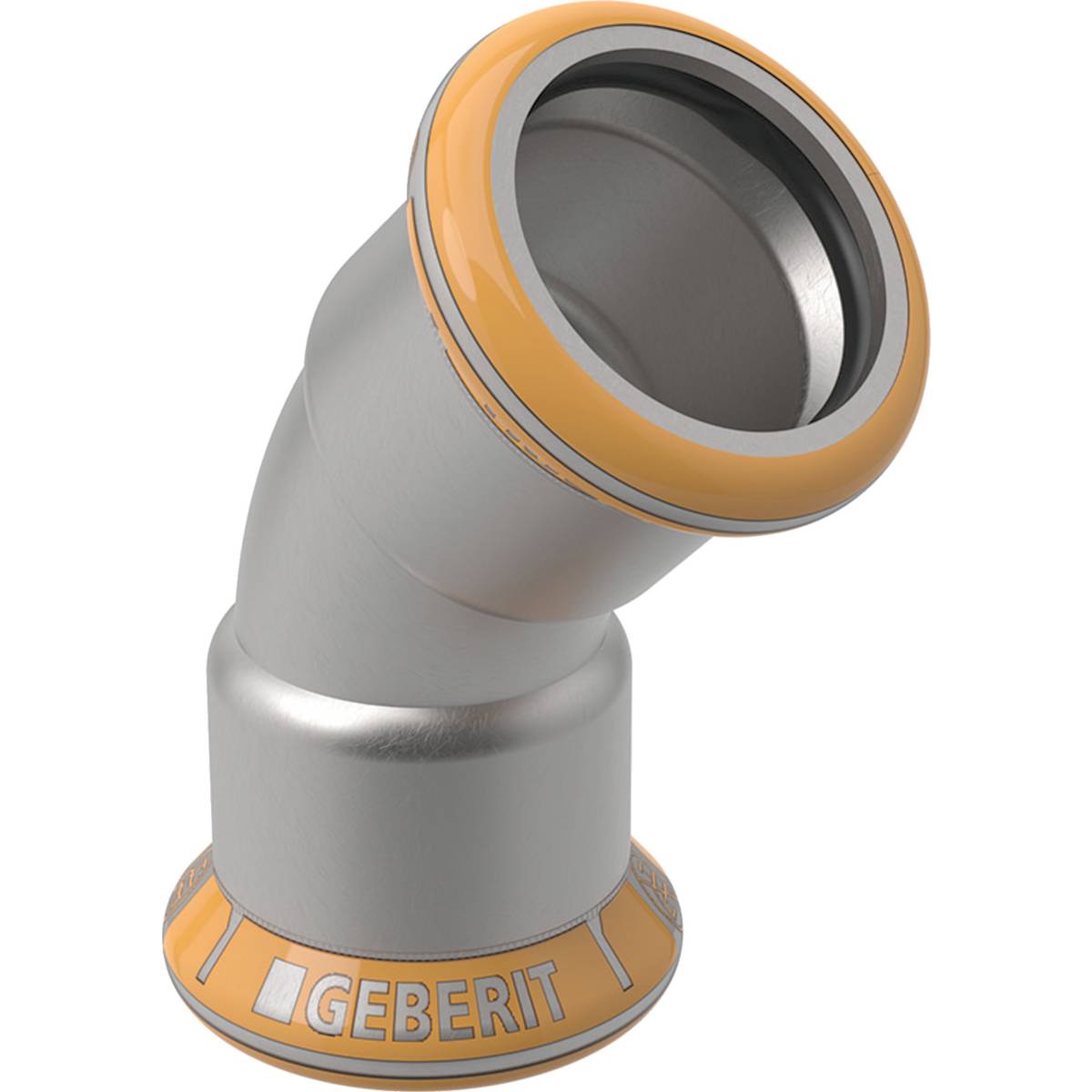 Geberit GE Mapress Therm, Bogen, 45 Gr., d76,1mm, NPW, 1 Stk.-0