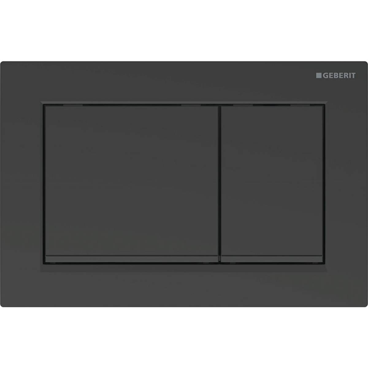 Geberit 115080161, Omega20 Betätigungsplatte Square schwarz matt/schwarz-0