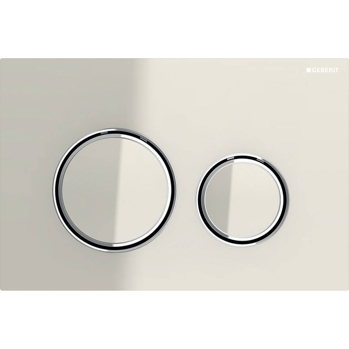 Geberit 115884JL1, Sigma50 Betätigungsplatte Round sandgrau-0