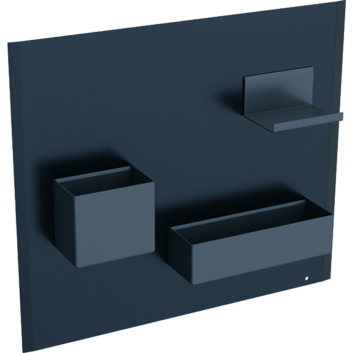 Geberit 500649161, Acanto Magnetwand Set schwarz matt/lava matt-0