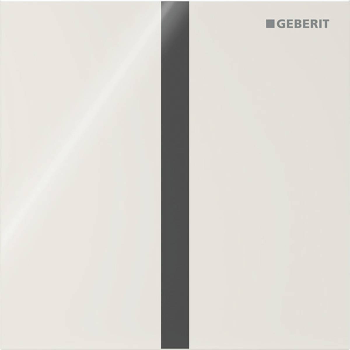 Geberit 116237JL1, Typ 40 Betätigungsplatte Square batteriebetrieben, sandgrau/schwarz