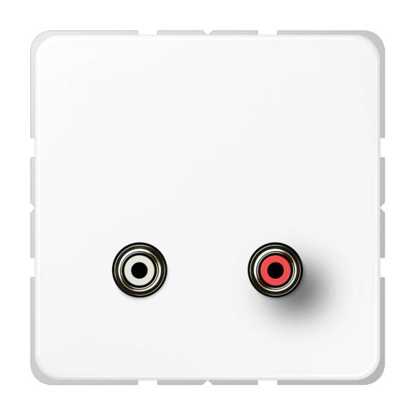 Jung Multimediadose Cinch Audio alpinweiß MA CD 1021 WW