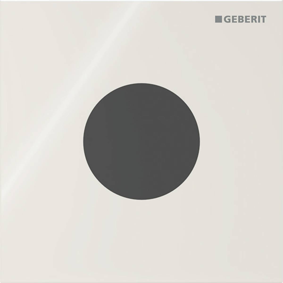 Geberit 116034JL1, Typ 40 Betätigungsplatte Round batteriebetrieben, sandgrau/schwarz