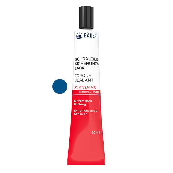 Lackfabrik Bäder Schraubensicherungslack Standard Blau Tube 50 ml