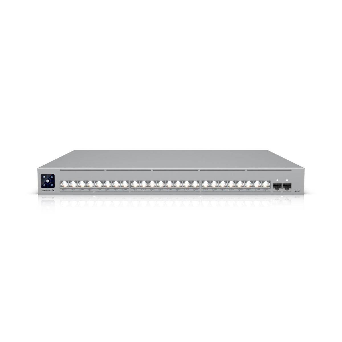 Ubiquiti Switch full managed Layer3 26 Port 8x 2,5 GbE 16x 10 GbE PoE Budget 1080W • 24x PoE+++ • 2x SFP28 • 19-0