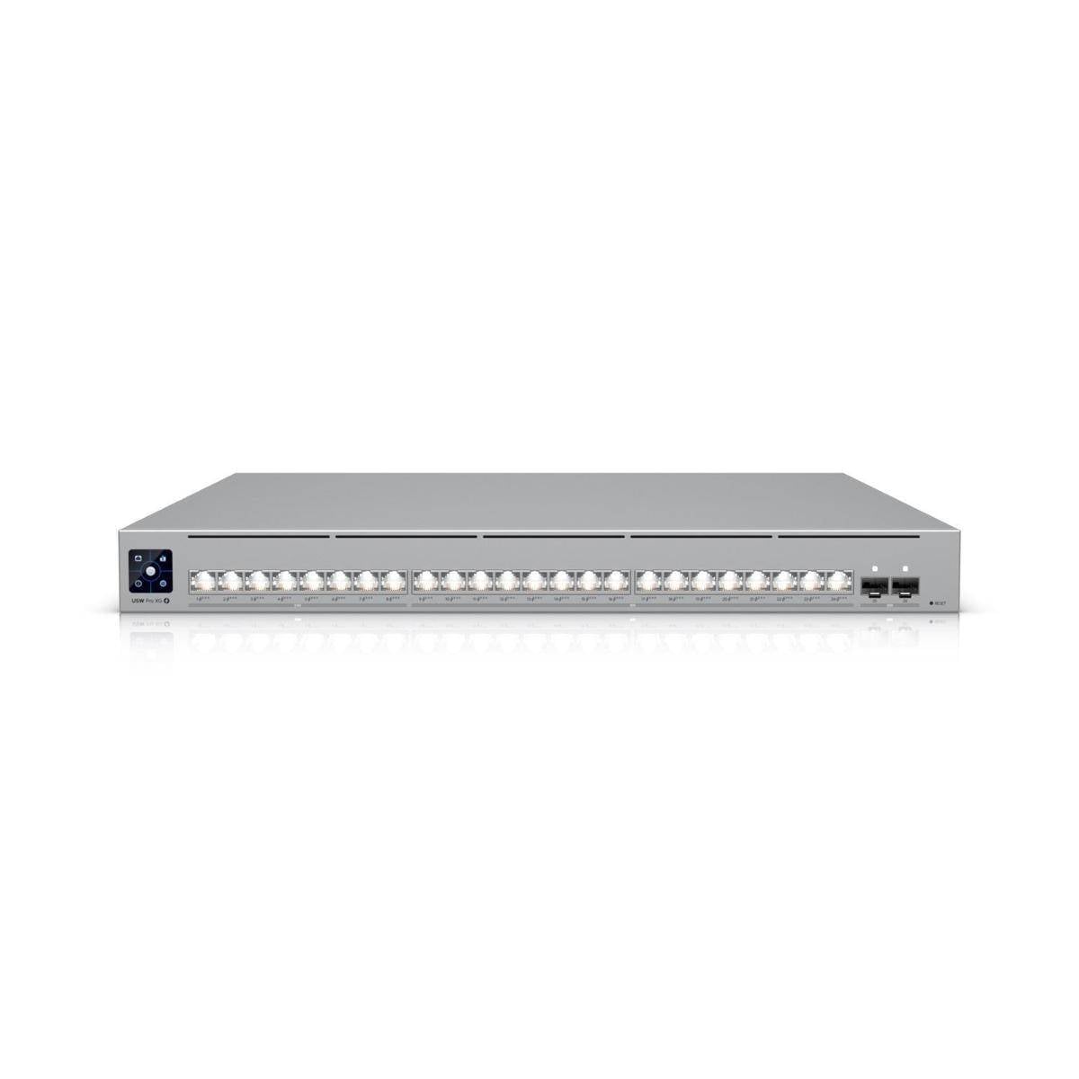 Ubiquiti Switch full managed Layer3 26 Port 8x 2,5 GbE 16x 10 GbE PoE Budget 1080W • 24x PoE+++ • 2x SFP28 • 19