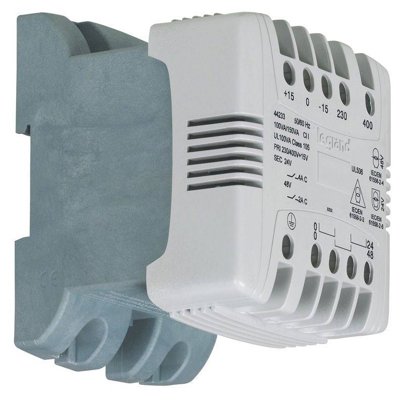 Legrand - 044231 - Control and signal. transfo - 1 Ph - prim 230/400 V / sec 24/48 V - 40 VA -screw