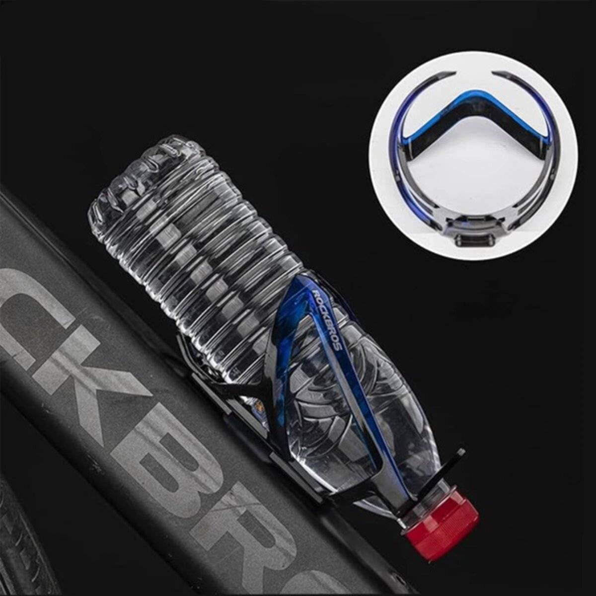 Rockbros FK338 Fahrradflaschenhalter Schwarz, Blau-2