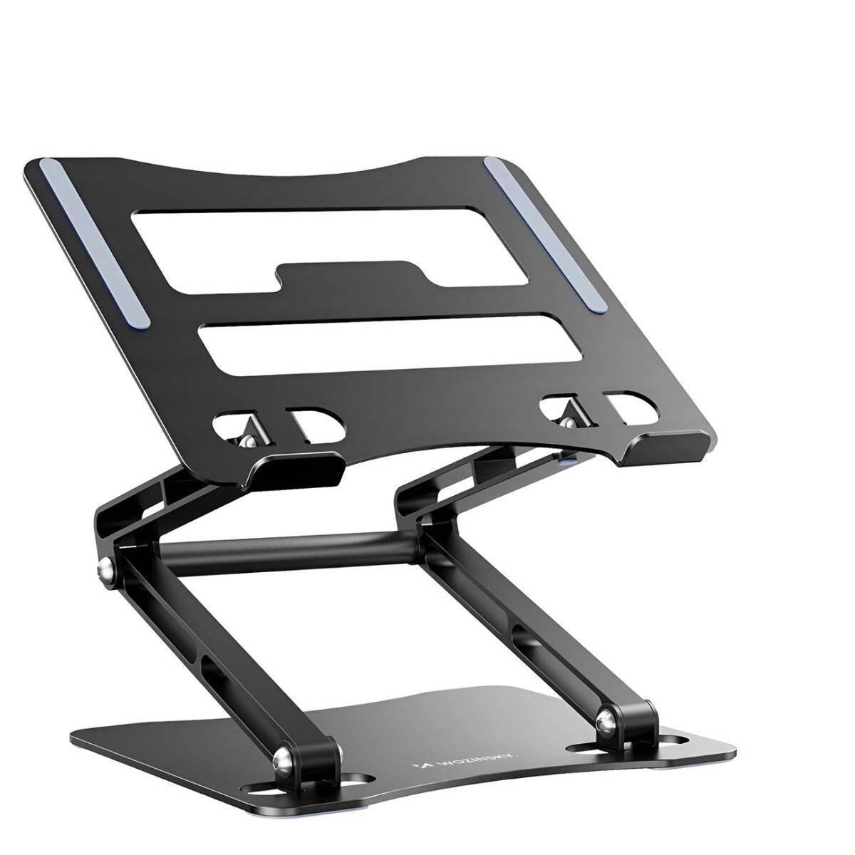 Wozinsky Laptopständer Aluminium höhenverstellbar faltbar kompatibel mit 11 bis 17 Zoll Schwarz-0
