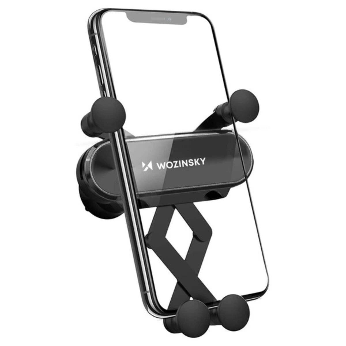 Wozinsky Autotelefonhalter Gravity für Lüftungsgitter Schwarz (WCH-05)-0