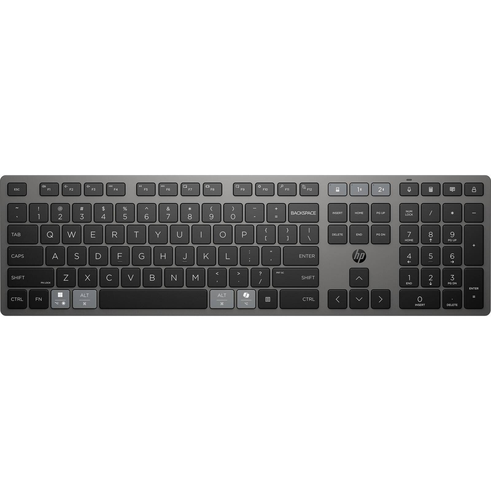 HP Inc. HP 725 Kabellose Tastatur für mehrere Geräte 9T5B2AA#ABD-0