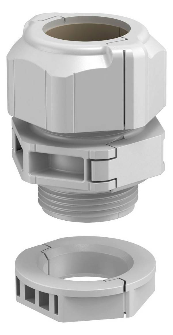 1St. OBO V-TEC TB25 18-20 Kabelverschraubung, teilbar Dichteinsatz-0