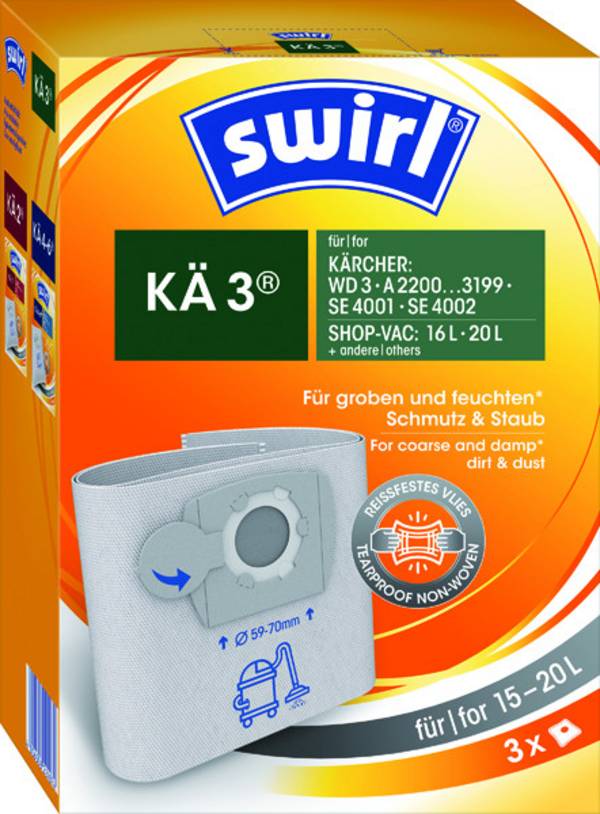 Swirl KÄ 3® für Nass- und Trockensauger