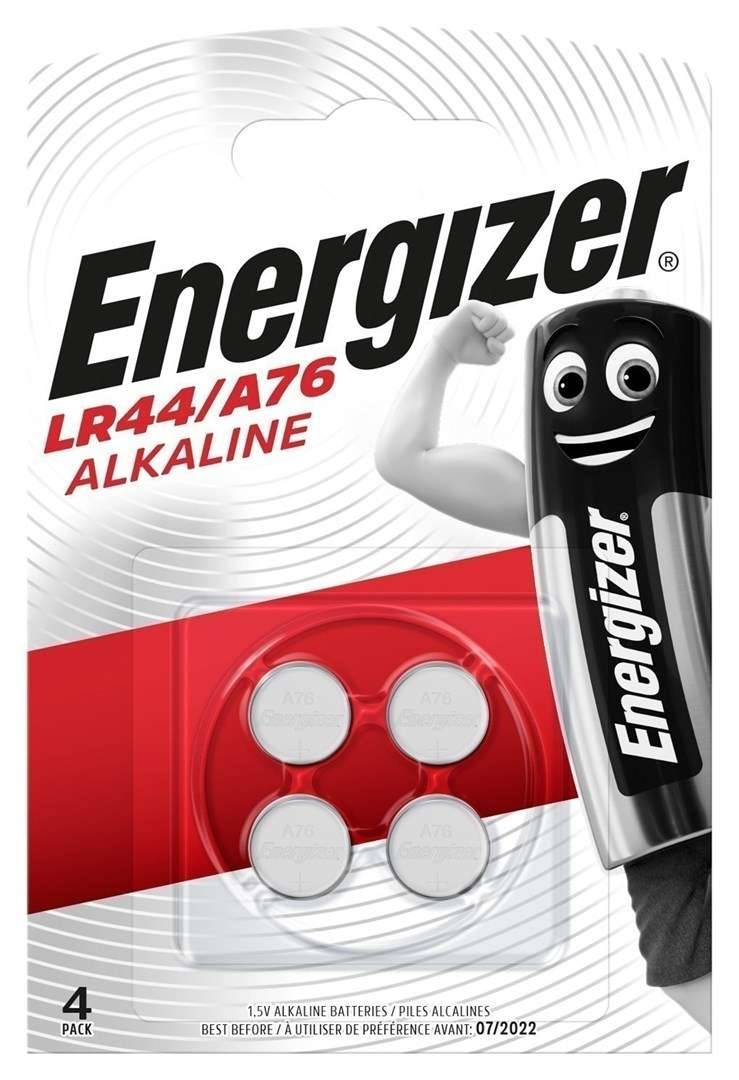 Knopfzelle LR44/A76 Alkali 4 St./Pack. - Artikel: 190221400-0