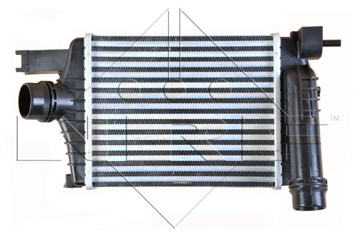 Ladeluftkühler 260 mm - 214 mm NRF passend für u.a. RENAULT CAPTUR-0
