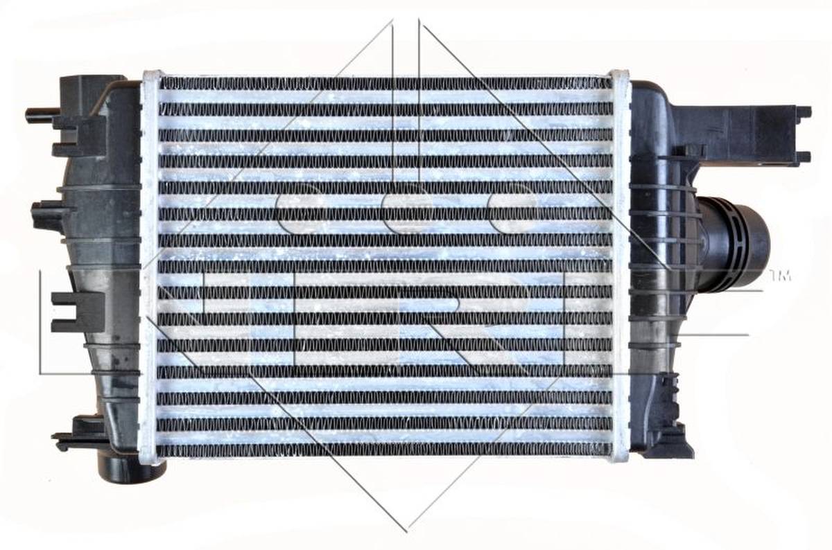 Ladeluftkühler 260 mm - 214 mm NRF passend für u.a. RENAULT CAPTUR-1
