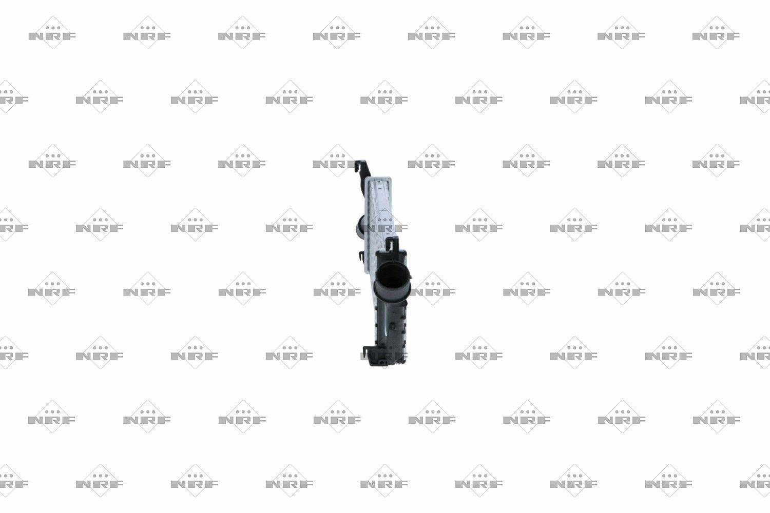 Ladeluftkühler Wärmetauscher-Prinzip 523 mm - 174 mm NRF für NISSAN MICRA-3