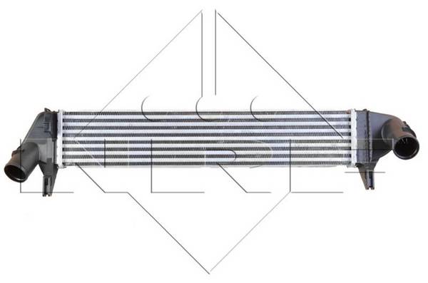 Ladeluftkühler 590 mm - 116 mm NRF passend für u.a. DACIA SANDERO