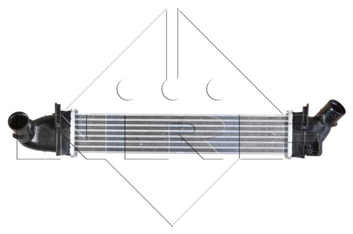 Ladeluftkühler 528 mm - 89 mm NRF passend für u.a. RENAULT LOGAN-0