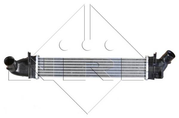 Ladeluftkühler 528 mm - 89 mm NRF passend für u.a. RENAULT LOGAN
