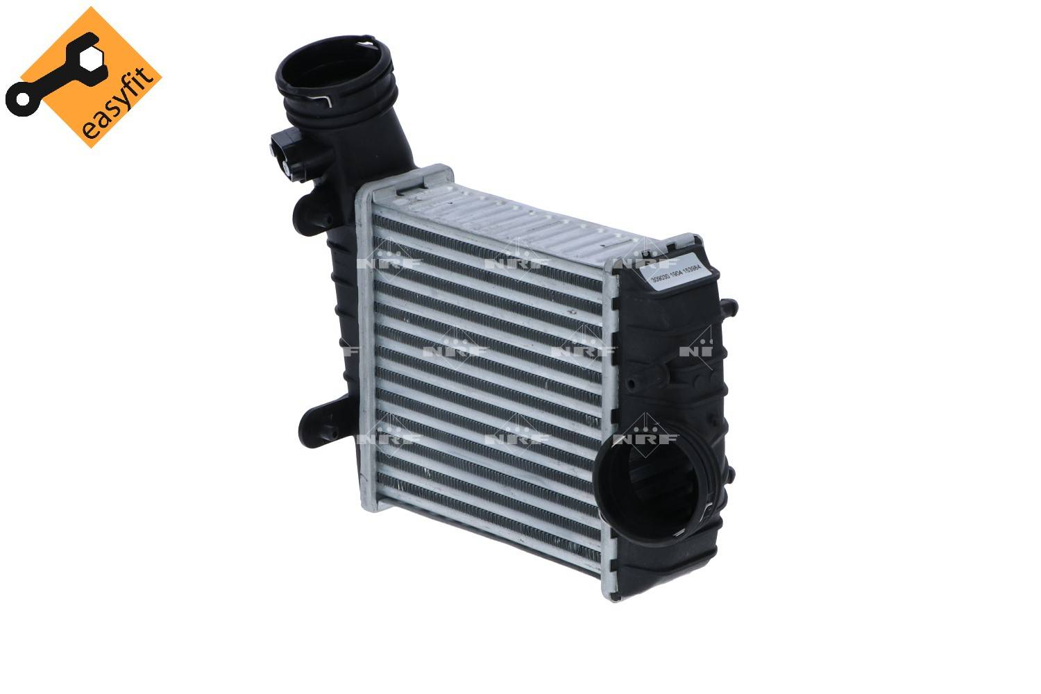 Ladeluftkühler Kühlrippen gelötet 210 mm - 203 mm NRF für u.a. VW PASSAT-1