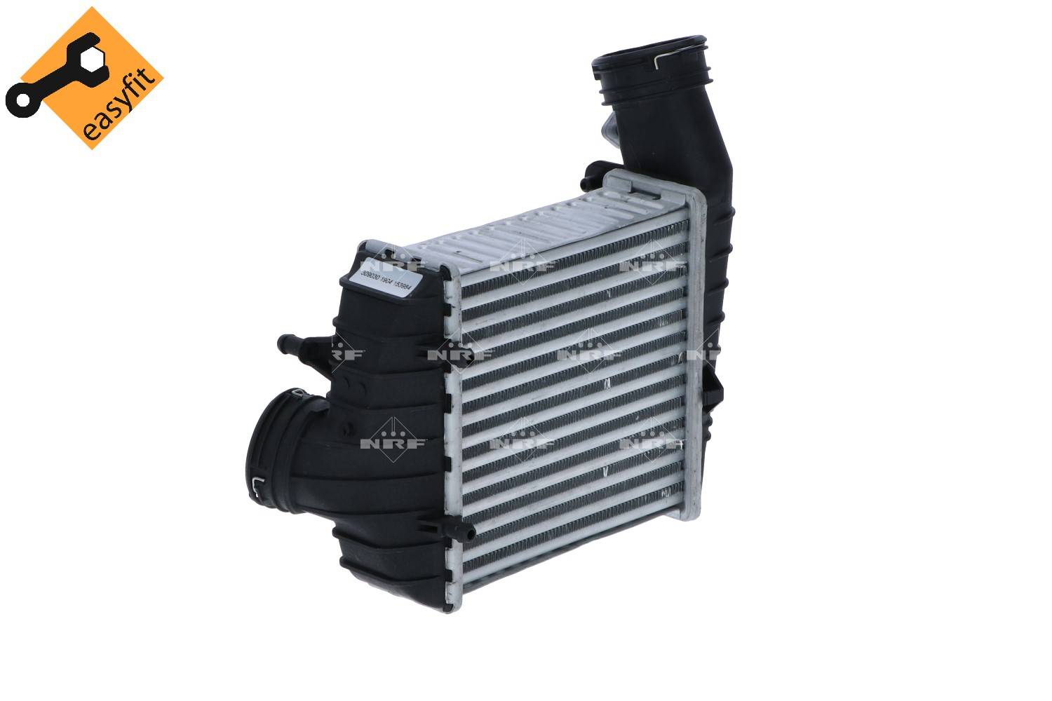 Ladeluftkühler Kühlrippen gelötet 210 mm - 203 mm NRF für u.a. VW PASSAT-3