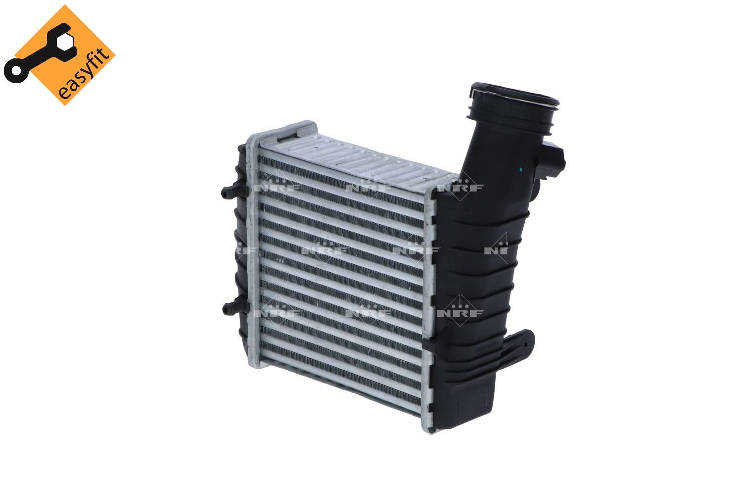 Ladeluftkühler Kühlrippen gelötet 210 mm - 203 mm NRF für u.a. VW PASSAT-4