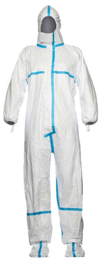 Tyvek® 600 Plus D13398935 Größe XL Farbe weiß Ausführung mit Füßlingen-0