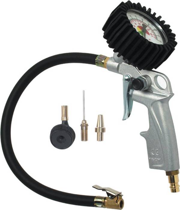 Reifenfüllmessgerät RF RM DGKD040011 Typ RF RM ungeeicht Arbeitsdruck 7 bar Schlauchlänge 410 mm Gewicht 0,4 kg