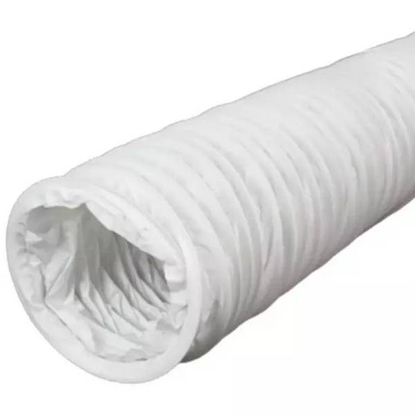 PVC 125 mm weißer Flexschlauch - 6 m
