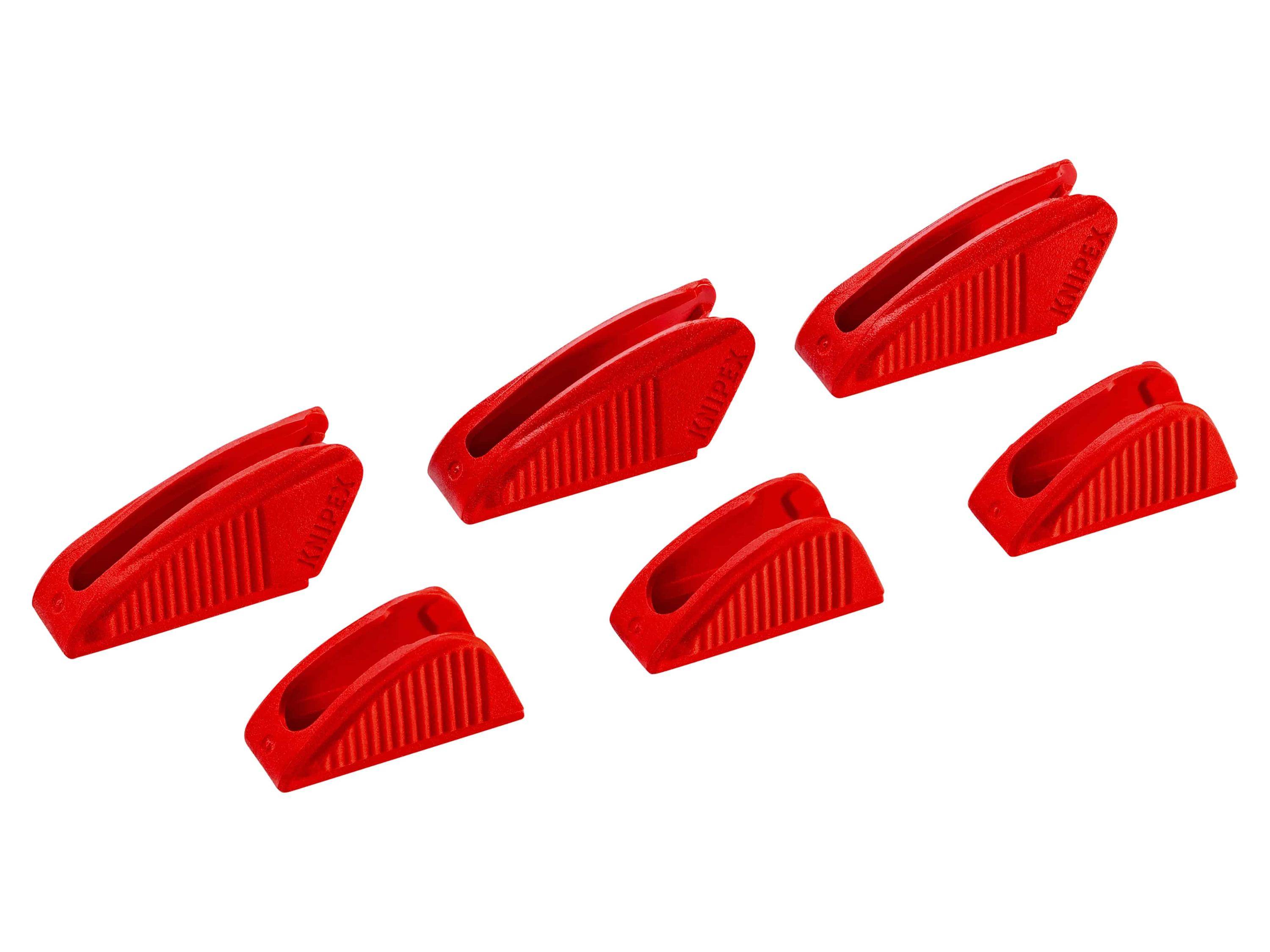 KNIPEX Kunststoffbacken, 86 09 250 V01, für alle Zangenschlüssel 86 XX 250er Modelle, 3 Paar-0