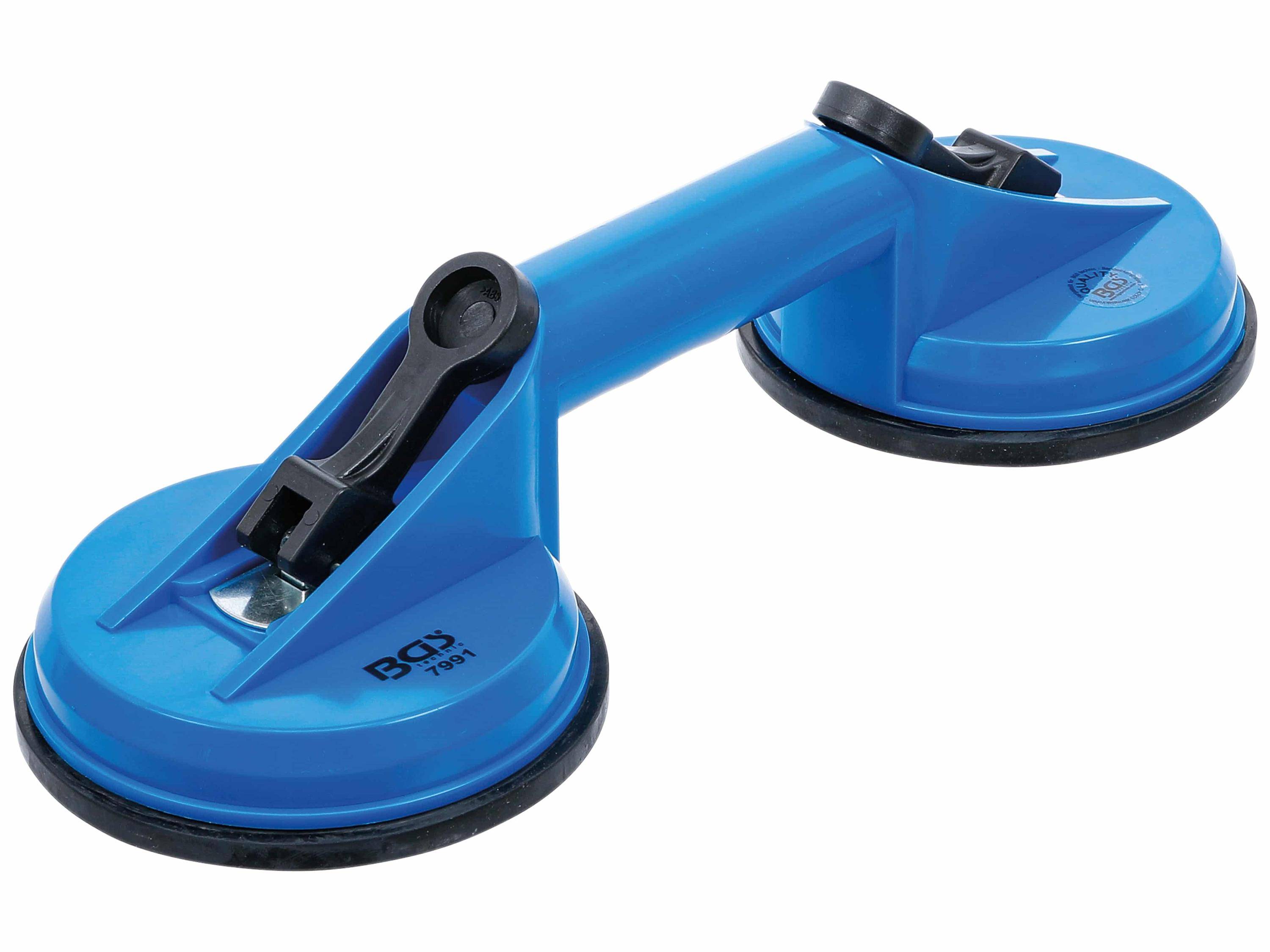 BGS TECHNIC Doppel-Saugheber, 7991, 2x Ø 120 mm, bis 60 kg-0
