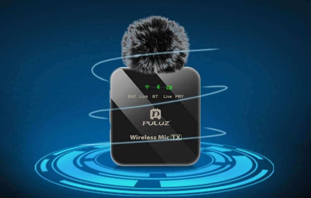 Puluz - PU3154B - Drahtloses Lavalier-Mikrofon PULUZ 2 TX + 1 RX-3