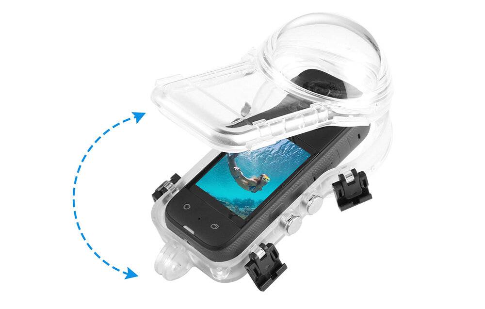 Wasserdichtes Puluz-Gehäuse für die Insta360 X3 Kamera-1