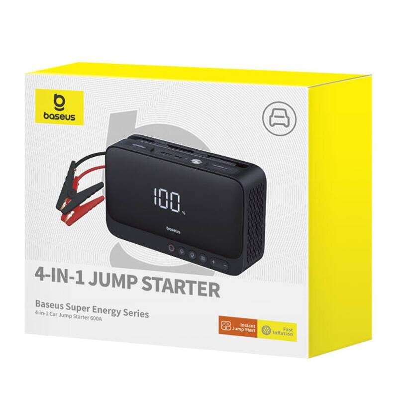 Symbolbild für Powerbank/Autostarthilfe Baseus Super Energy, 600A (schwarz)
